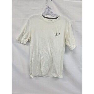 Under Armour Men's White Sportstyle Small Loose T-Shirt EUC
